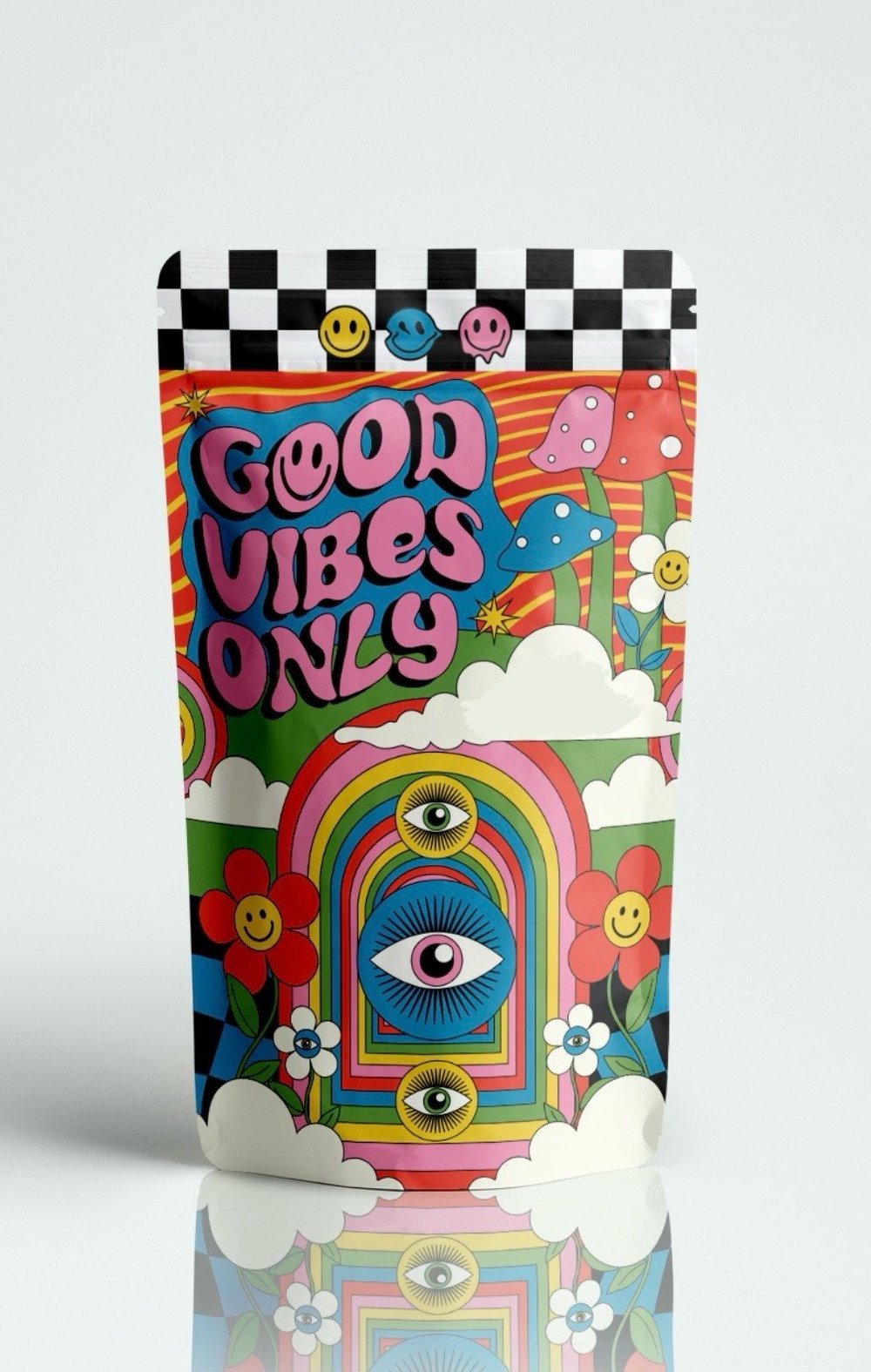 Good Vibes Only brand imagery